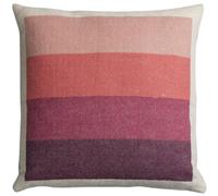 Røros Tweed - Åsmund Bold Cushion 50x50 cm, Pink / Green - Pink