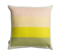 Røros Tweed Åsmund bold cushion 50x50 cm Yellow-blue