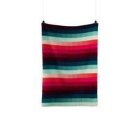 Røros Tweed Åsmund gradient blanket 135x200 cm Red-turquoise