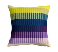 Røros Tweed Åsmund gradient cushion 50x50 cm Yellow-blue