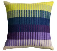 Røros Tweed - Åsmund Gradient Cushion 50x50 cm, Yellow / Blue - Blue