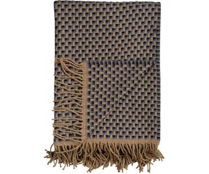 Røros Tweed - Isak Throw 150x210 cm, Far Away Blue - Blue