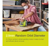 RROS18-0 18V ONE+ Cordless Random Orbit Sander (Bare Tool)