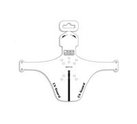 RRP CX-Guard Mini Front Mudguard for Cyclocross / Road Bikes (Black or White)