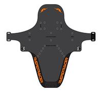 RRP Unisex Adult Enduro Mudguard - Black/Orange, Large