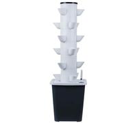 RRrawgff 30 Pods Hydroponics Tower Garden, 6-Story Garden Hydroponic Planting System, Hydroponic Growing System Growing Kit for Herbs, Fruits and Vegetables with Hydrating Pump