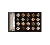 RRrawgff Electricity Distribution Box Wall Art Simple Meter Box Decorative Painting Fuse Box Cover Cabinet Decorative Kitchen(D,50x60cm)
