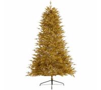 RRrawgff Golden Christmas Tree Artificial Christmas Tree with Branch Tips And Metal Stand, Unique Colored Xmas Tree for Indoor And Outdoor Holiday Decoration, Easy Assembly,5ft