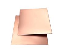RRRST 2 x 10 cm x 10 cm x 0.8 mm High Purity Copper Plates for Jewellery, DIY, Craft, Model Painting