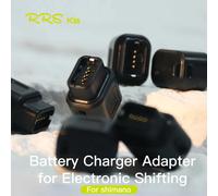 RRSKIT Battery Charger Adapter With Lanyard For Shimano 12 Speed Di2 Dura-Ace R9200/Ultegra R8100/105 R7100 Electronic Shifting Black 4 Pcs