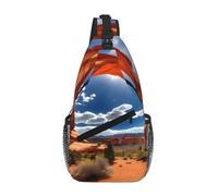 RRSZCC Arches National Park-Standard Sling Chest Bag For Men And Women Small Shoulder Bag Waterproof Mini Crossbody Daypack For Hiking