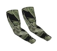 RRSZCC Dollar Sign Money Sun Protection Cooling Arm Sleeves For Men &Women,Compression Sleeves For Football, Golf