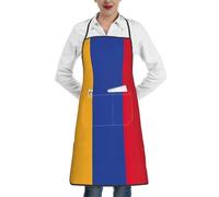 RRSZCC Flag Of Armenia Chef Aprons Kitchen Cooking Aprons For Women With 2 Pockets, Adjustable Bib Aprons, Water Oil Resistant