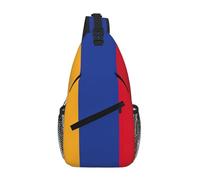 RRSZCC Flag Of Armenia Sling Chest Bag For Men And Women Small Shoulder Bag Waterproof Mini Crossbody Daypack For Hiking