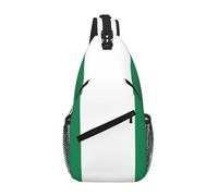 RRSZCC Flag Of Nigeria Sling Chest Bag For Men And Women Small Shoulder Bag Waterproof Mini Crossbody Daypack For Hiking