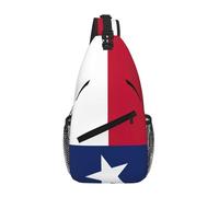 RRSZCC Flag Of Texas Sling Chest Bag For Men And Women Small Shoulder Bag Waterproof Mini Crossbody Daypack For Hiking
