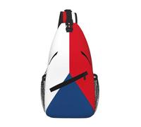 RRSZCC Flag Of The Czech Republic Sling Chest Bag For Men And Women Small Shoulder Bag Waterproof Mini Crossbody Daypack For Hiking