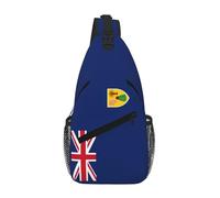 RRSZCC Flag Of The Turks And Caicos Islands Sling Chest Bag For Men And Women Small Shoulder Bag Waterproof Mini Crossbody Daypack For Hiking