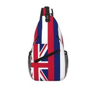 RRSZCC Hawaii Flag Sling Chest Bag For Men And Women Small Shoulder Bag Waterproof Mini Crossbody Daypack For Hiking