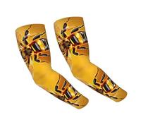 RRSZCC Honey-Bee Sun Protection Cooling Arm Sleeves For Men &Women,Compression Sleeves For Football, Golf