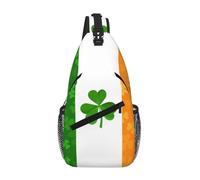 RRSZCC Irish Flag Sling Chest Bag For Men And Women Small Shoulder Bag Waterproof Mini Crossbody Daypack For Hiking