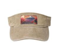 RRSZCC Japan Mount Fuji Landscape Women Breathable Sun Protection Cap for Golf, Tennis, Running - Daily Wear Natural