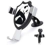 Rrtsmsgh Baby Panda Car Phone Holder, Universal Adjustable Auto Phone Holder - Strong Suction Cup, Air Vent Cellphone Stand Car Mount for 4-6 Inch Phones