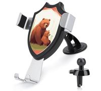 Rrtsmsgh Bear Hug Car Phone Holder, Universal Adjustable Auto Phone Holder - Strong Suction Cup, Air Vent Cellphone Stand Car Mount for 4-6 Inch Phones