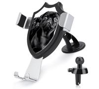 Rrtsmsgh Black Crow Birds on A Branch Car Phone Holder, Universal Adjustable Auto Phone Holder - Strong Suction Cup, Air Vent Cellphone Stand Car Mount for 4-6 Inch Phones
