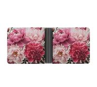 Rrtsmsgh Botanical Floral Wallet for Men & Women Ultra Slim PU Leather Bifold Wallet, Credit Card Holder for Travel