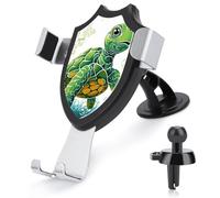 Rrtsmsgh Cartoon Turtle Pattern Car Phone Holder, Universal Adjustable Auto Phone Holder - Strong Suction Cup, Air Vent Cellphone Stand Car Mount for 4-6 Inch Phones