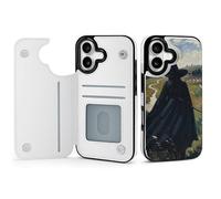 Rrtsmsgh Compatible with iPhone 17 Wallet Case with Card Holder, Durable Shockproof Phone Cover PU Leather The Witch of Darkness Phone 17 Case for Women Men