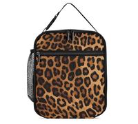 Rrtsmsgh Cool Cheetah Leopard Lunch Box for Women Men, Insulated Lunch Bag Leakproof Cooler Tote Bag Lightweight Thermal Lunchbox Portable Lunchbag for Work Picnic Travel, 4.3x7.9x10.8in