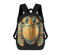 Rrtsmsgh Egyptian Scarab Backpack 17 Inch Heavy Duty Casual Daypack | Adjustable Padded Straps, Durable 600D Polyester, Lightweight Laptop Backpack, Large Capacity Backpack for Work Travel Hiking