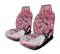 Rrtsmsgh Flower Tree Car Seat Cover Front Seats Protector - Universal Fit, Non-Slip & Stretch 2PCS Automotive Seat Covers for Sedans, SUVs, Trucks