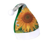 Rrtsmsgh Glitter Sequin Christmas Hat Funny Soft Xmas Cap Adult, Goodlooking Hello Nice Sunshines Santa Hat for New Year Party
