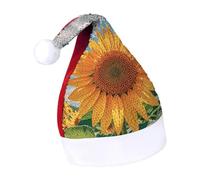 Rrtsmsgh Glitter Sequin Christmas Hat Funny Soft Xmas Cap Adult, Goodlooking Hello Nice Sunshines Santa Hat for New Year Party