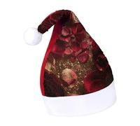 Rrtsmsgh Glitter Sequin Christmas Hat Funny Soft Xmas Cap Adult, Rose Sparkling Santa Hat for New Year Party