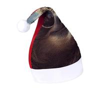 Rrtsmsgh Glitter Sequin Christmas Hat Funny Soft Xmas Cap Adult, Sloth with Sunglasses Santa Hat for New Year Party