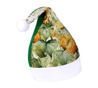 Rrtsmsgh Glitter Sequin Christmas Hat Funny Soft Xmas Cap Adult, Sunflower And Corn Santa Hat for New Year Party