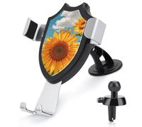 Rrtsmsgh Goodlooking Hello Nice Sunshines Car Phone Holder, Universal Adjustable Auto Phone Holder - Strong Suction Cup, Air Vent Cellphone Stand Car Mount for 4-6 Inch Phones
