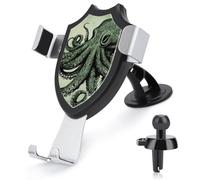 Rrtsmsgh Green Octopus Car Phone Holder, Universal Adjustable Auto Phone Holder - Strong Suction Cup, Air Vent Cellphone Stand Car Mount for 4-6 Inch Phones