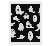Rrtsmsgh Halloween Goth Diamond Painting for Adults, Vertical Square 5D Diamond Painting Kit, DIY Full Drill Crafts Kits for Home Wall Decor, 12"x16"