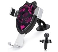 Rrtsmsgh Heart Collection Car Phone Holder, Universal Adjustable Auto Phone Holder - Strong Suction Cup, Air Vent Cellphone Stand Car Mount for 4-6 Inch Phones