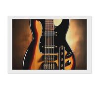 Rrtsmsgh Instrumental Guitar Diamond Painting Kits for Adults Beginners, Full Round Drill Diamond Art | DIY 5D Picture for Home Wall Decor Gem Art Gift for Women, Mom 8"x12"