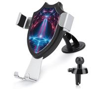 Rrtsmsgh Laser Light Car Phone Holder, Universal Adjustable Auto Phone Holder - Strong Suction Cup, Air Vent Cellphone Stand Car Mount for 4-6 Inch Phones