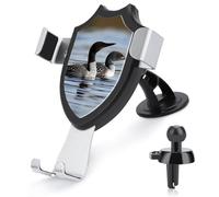 Rrtsmsgh Loon Birds Car Phone Holder, Universal Adjustable Auto Phone Holder - Strong Suction Cup, Air Vent Cellphone Stand Car Mount for 4-6 Inch Phones