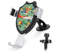 Rrtsmsgh Many Cartoon Small Airplanes Car Phone Holder, Universal Adjustable Auto Phone Holder - Strong Suction Cup, Air Vent Cellphone Stand Car Mount for 4-6 Inch Phones