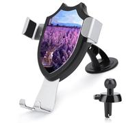 Rrtsmsgh Romantic Lavender Car Phone Holder, Universal Adjustable Auto Phone Holder - Strong Suction Cup, Air Vent Cellphone Stand Car Mount for 4-6 Inch Phones
