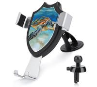 Rrtsmsgh Sea Turtle Car Phone Holder, Universal Adjustable Auto Phone Holder - Strong Suction Cup, Air Vent Cellphone Stand Car Mount for 4-6 Inch Phones